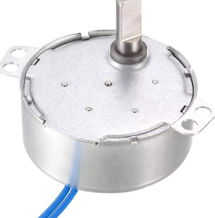 Single-phase 10-12 Rpm Permanent-magnet Synchronous Motor Tyc50 Display Stand Lighting Panning Gear Ac 100-127v - Color: Grey