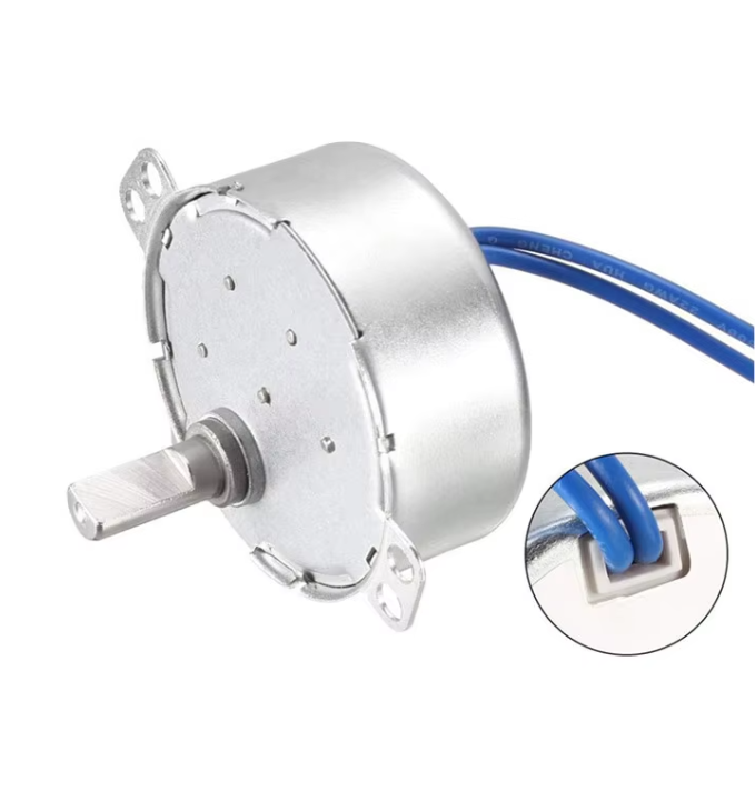 Single-Phase 10-12 RPM Permanent-Magnet Synchronous Motor TYC50 Display Stand Lighting Panning Gear AC 100-127V