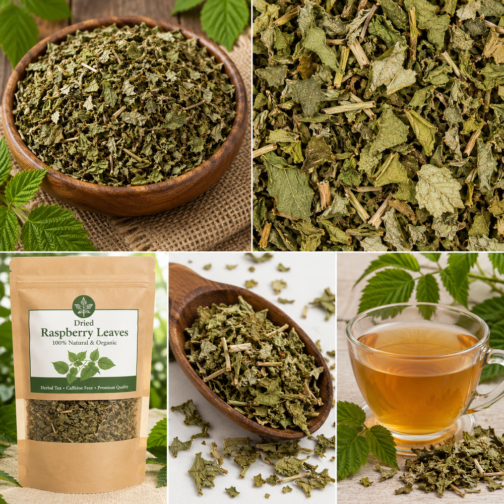 Dried Raspberry Leaves For Tea - Pack Size: 80-1000 G