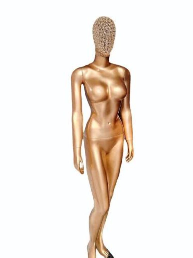 Female Standing Mannequin With Diamond Face
