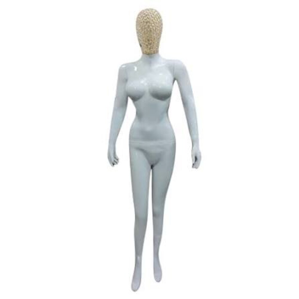 Female Standing Mannequin With Diamond Face