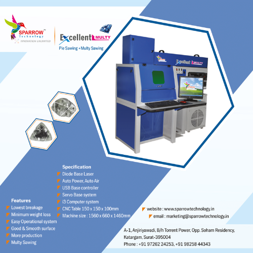 Multi Sawing Diamond Cutting Machine