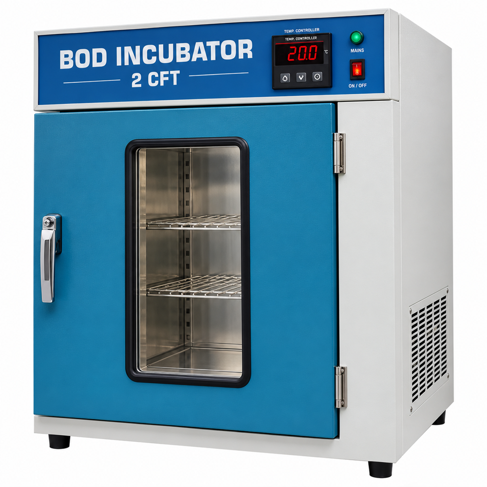 Bod Incubator 2 Cft - Stainless Steel, 2 Cft, Digital Pid Controller, Forced Air Circulation