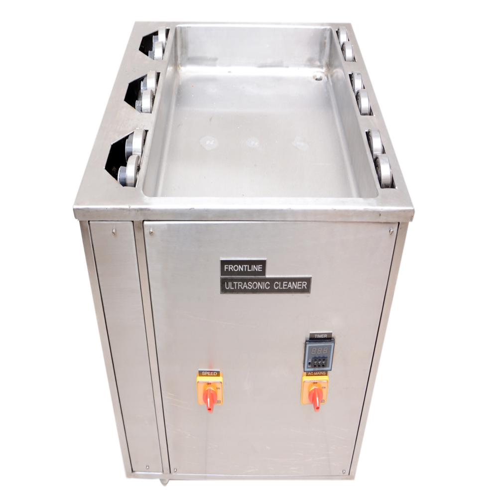 Ultrasonic Two Roller Cleaning System - Color: Silver