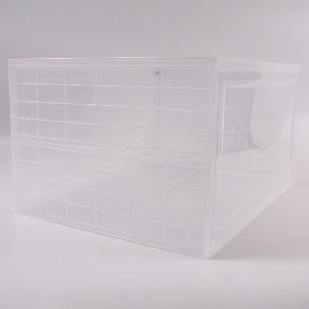 Shoe Storage Box, Shoe Box Clear Plastic Stackable (1 Pc) - Application: As Per Product Requirement