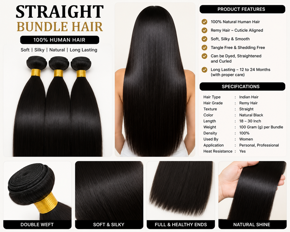 Straight Bundle Hair