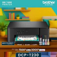 Brother Dcp-t230 Ink Tank Multifunction Printer - 435x380x159mm, Inkjet, Usb 2.0, Print 16ipm Black/9ipm Color, Refillable Ink Tanks, Flatbed Scanner