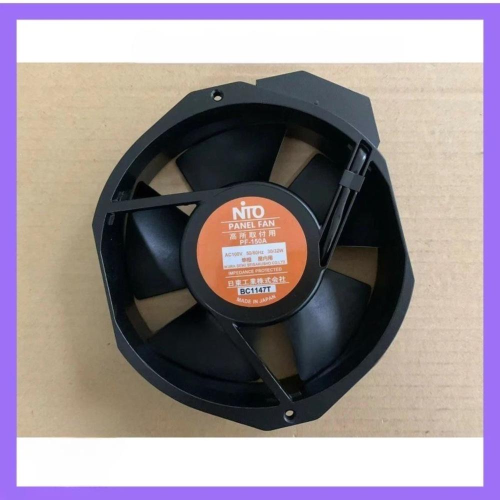 NITO PANEL FAN PF-150A 100V AC 30/32W 17238mm Ball Bearing Industrial Axial Cooling Fan