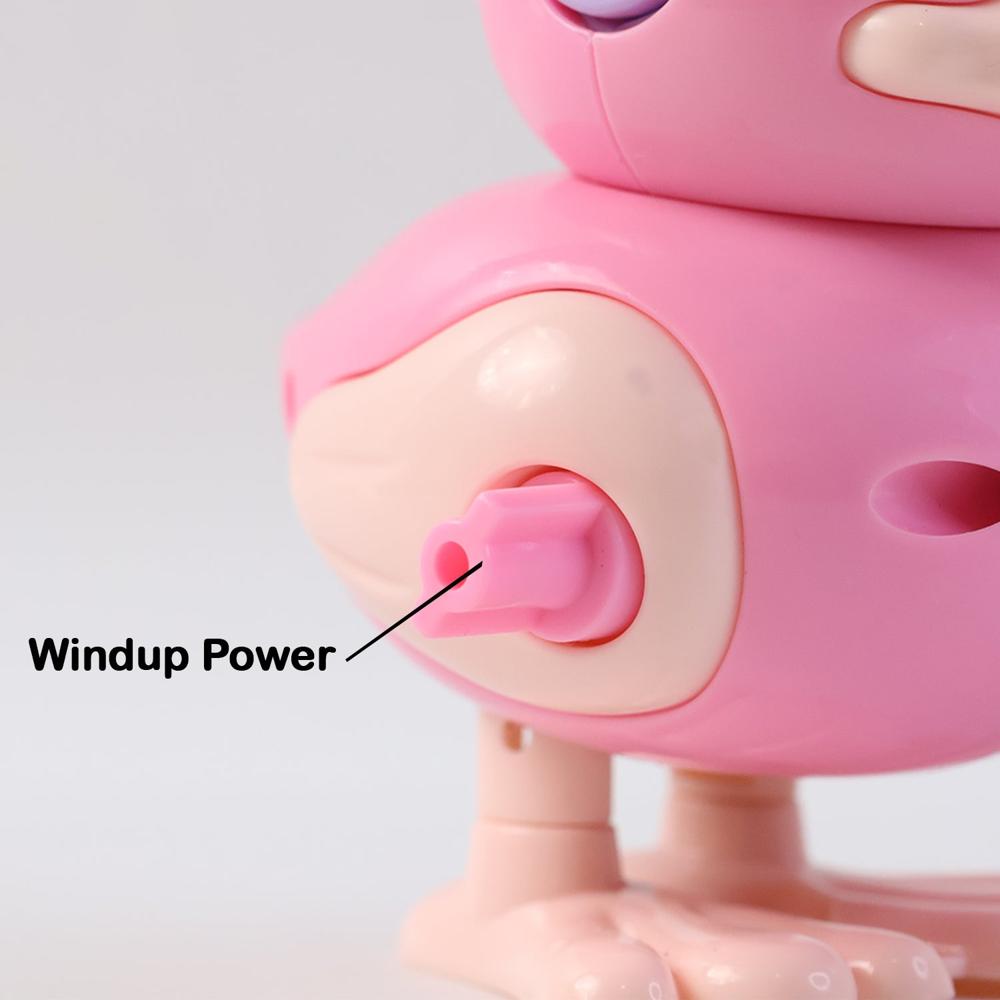 Cute Wind-Up Walking Duck Toy for Kids (1 Pc)