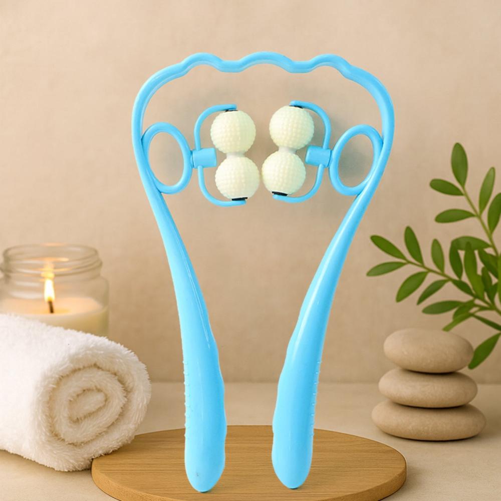 Premium Dual Roller Neck and Shoulder Massager (1 Pc)