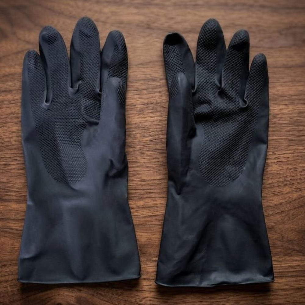 Senstouch Industrial Heavy-duty Black Gloves
