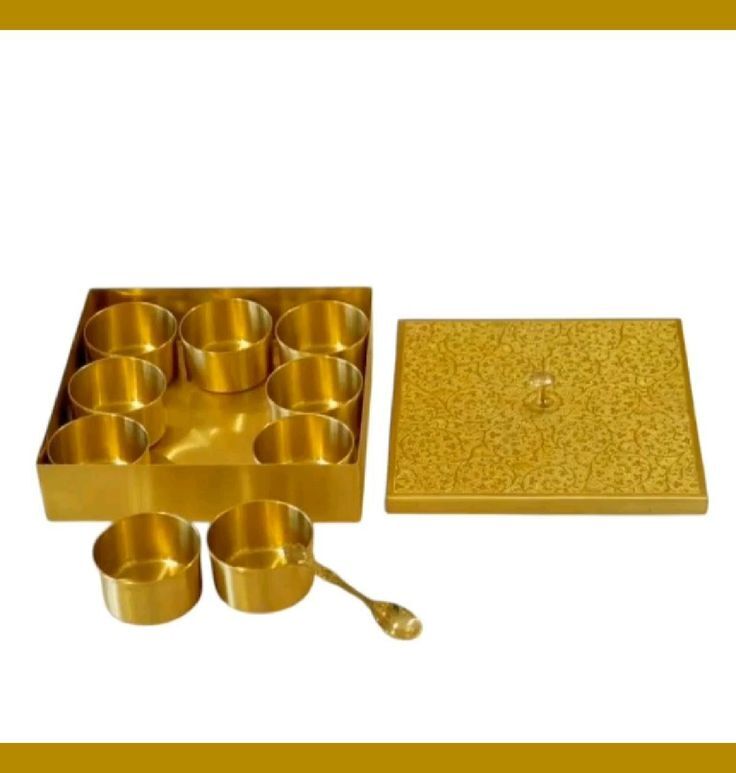 Brass Masala Box