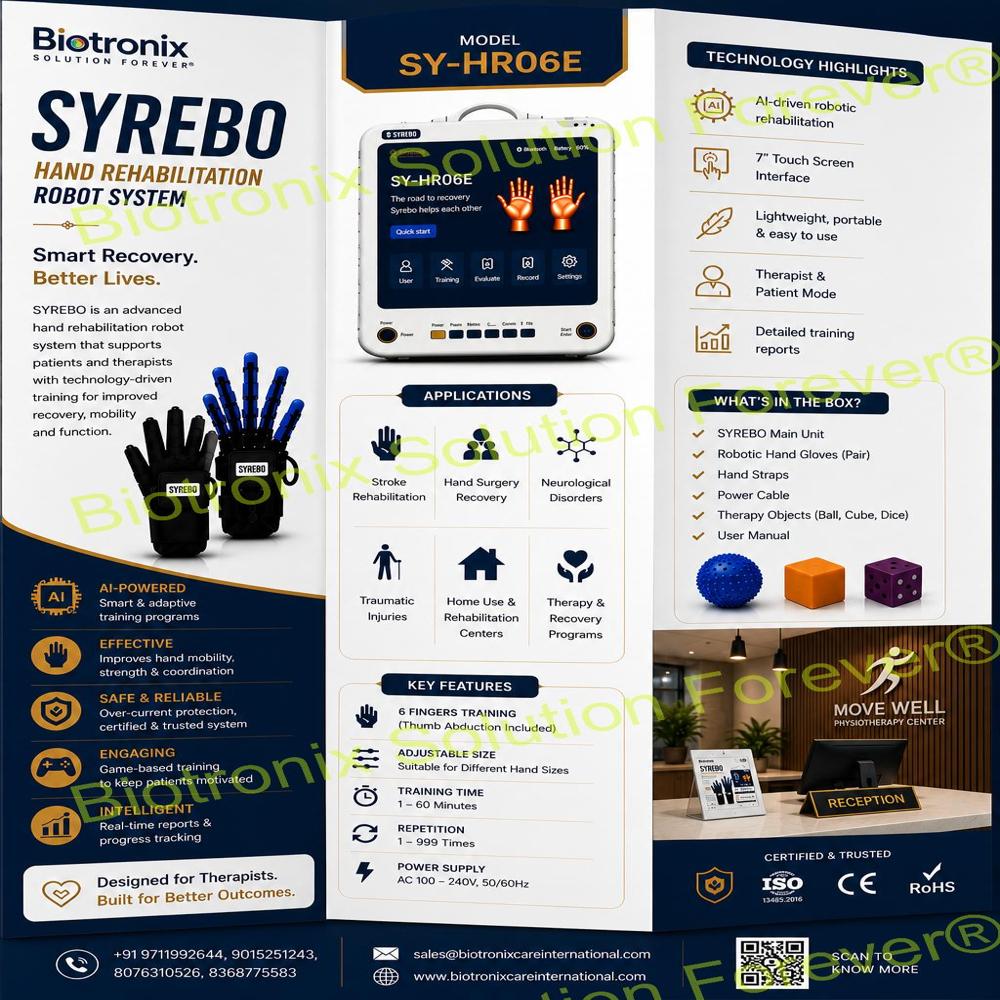 Advanced SYREBO C12 Robotic Rehabilitation Glove