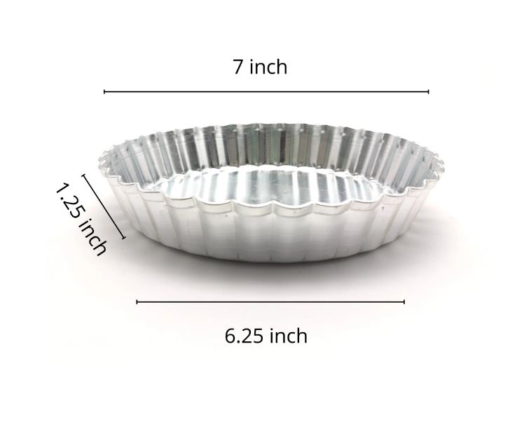 PIE DISH LOOSE BOTTOM ALUMINIUM ANODIES