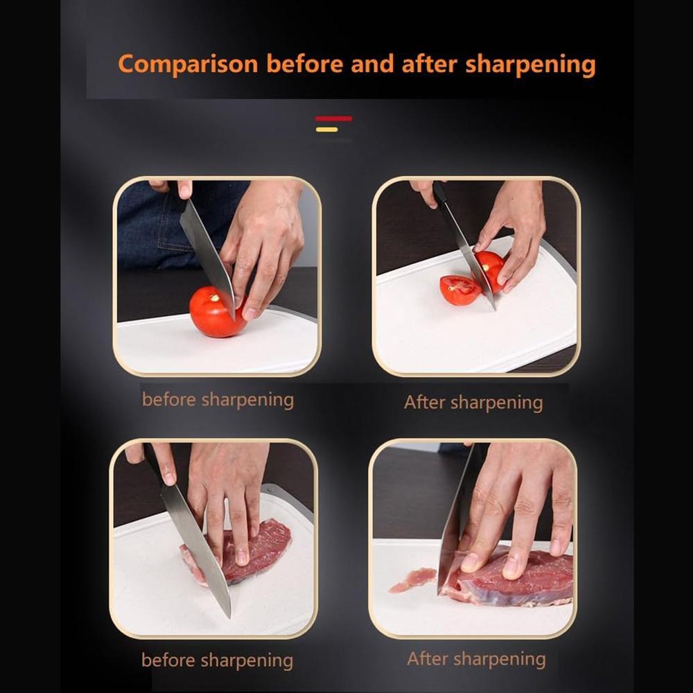 Kitchen Knife Sharpener Handheld Chefs & Serrated (1 Pc, Chopper Not Included) - Application: As Per Product Requirement