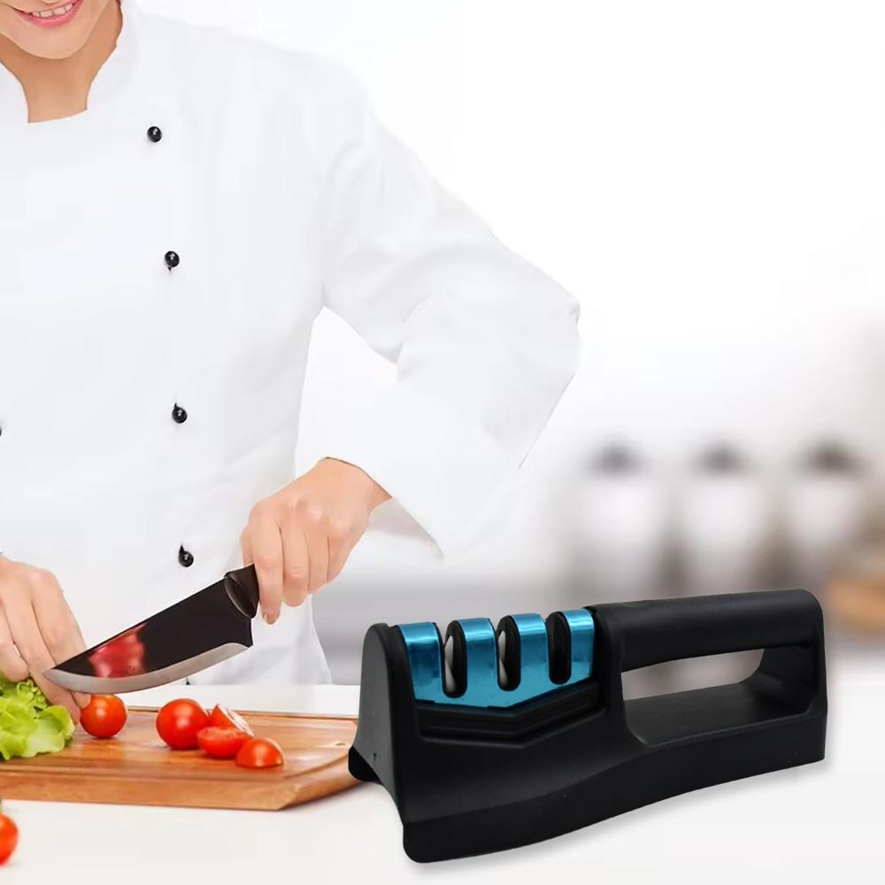Kitchen Knife Sharpener Handheld Chefs & Serrated (1 Pc, Chopper Not Included)