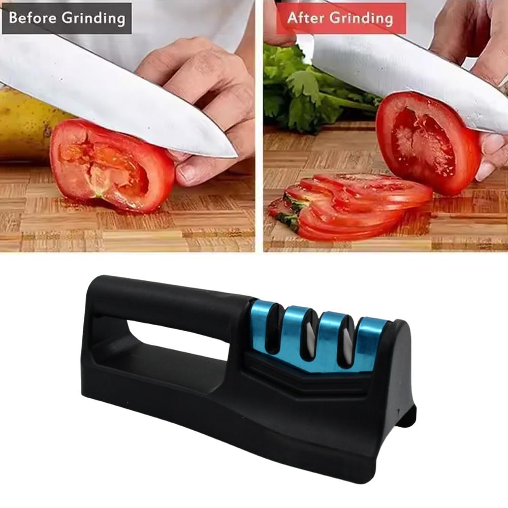 Kitchen Knife Sharpener Handheld Chefs & Serrated (1 Pc, Chopper Not Included)