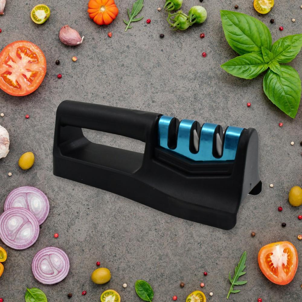Kitchen Knife Sharpener Handheld Chefs & Serrated (1 Pc, Chopper Not Included)