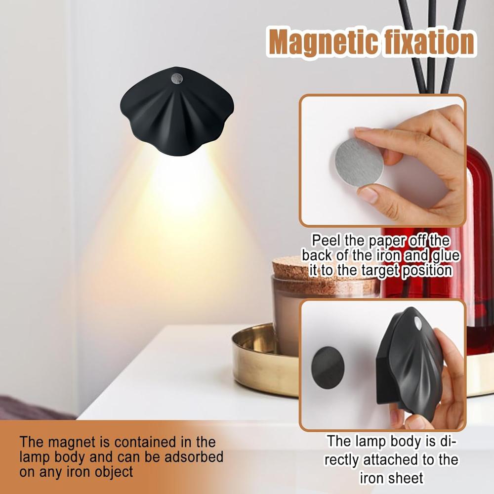Shell-shaped Motion Sensor Night Light - Application: As Per Product Requirement