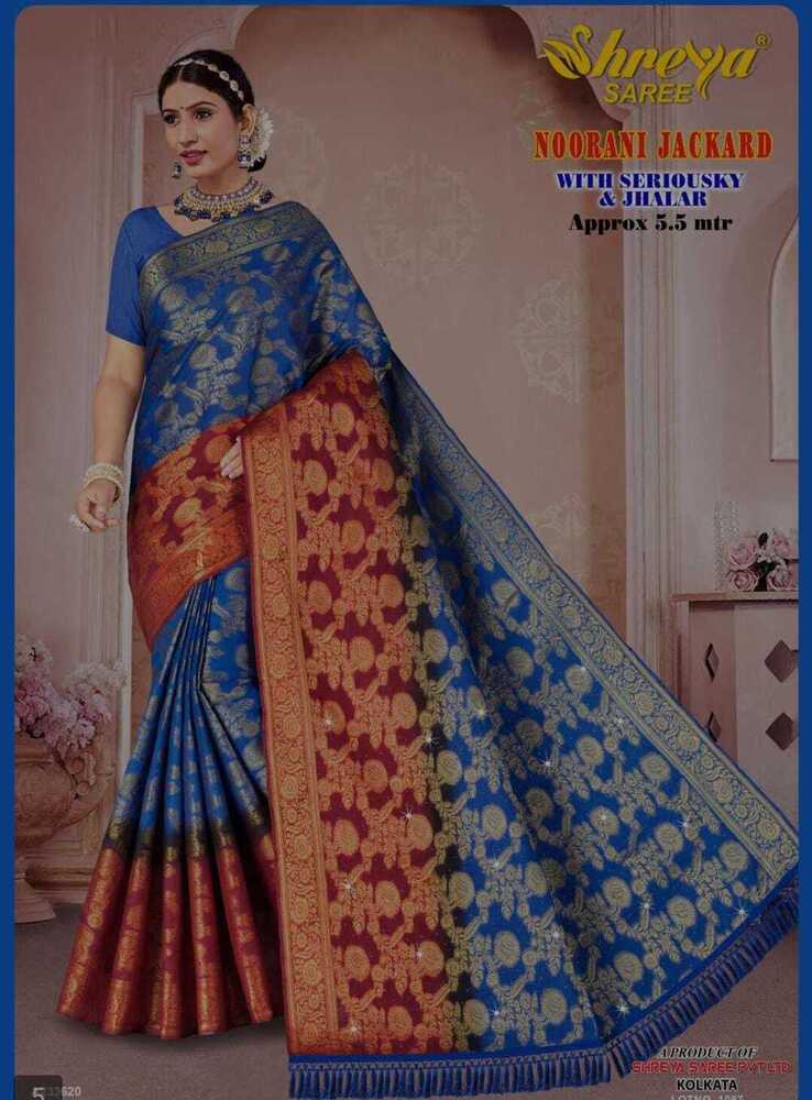 Noorani jackard saree