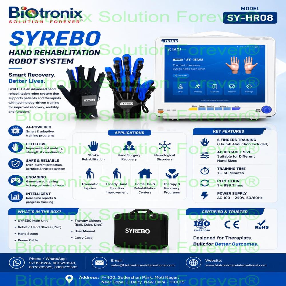SYREBO C12 Soft Robotic Hand Therapy System