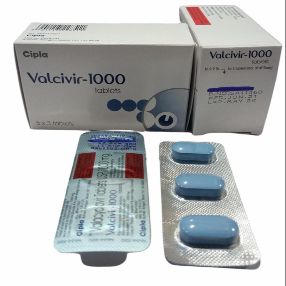 Valcivir 1000mg Tablet - Life Span: 24 Months