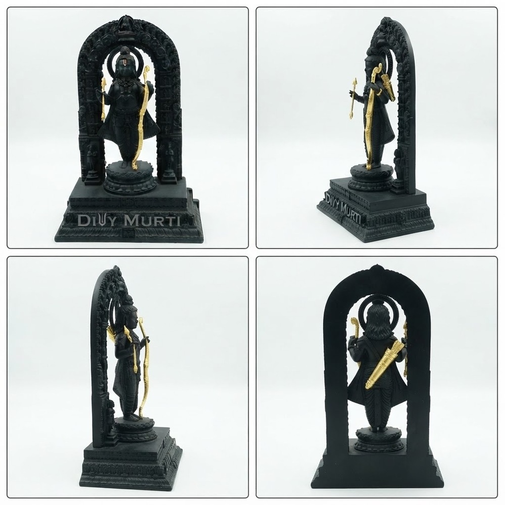 6.3 inch Fiber statue Ram Lala Murti