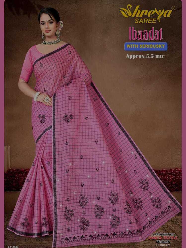 Ibaadat cotton saree