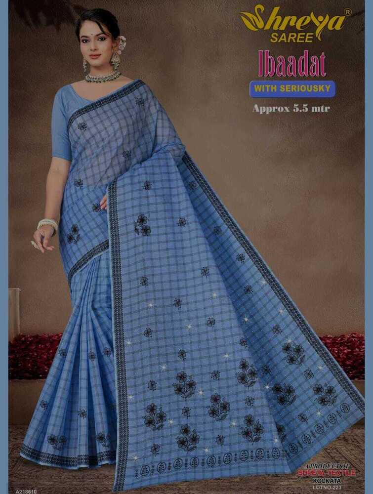Ibaadat cotton saree
