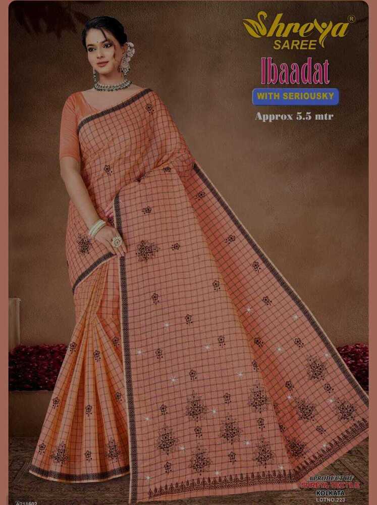 Ibaadat cotton saree