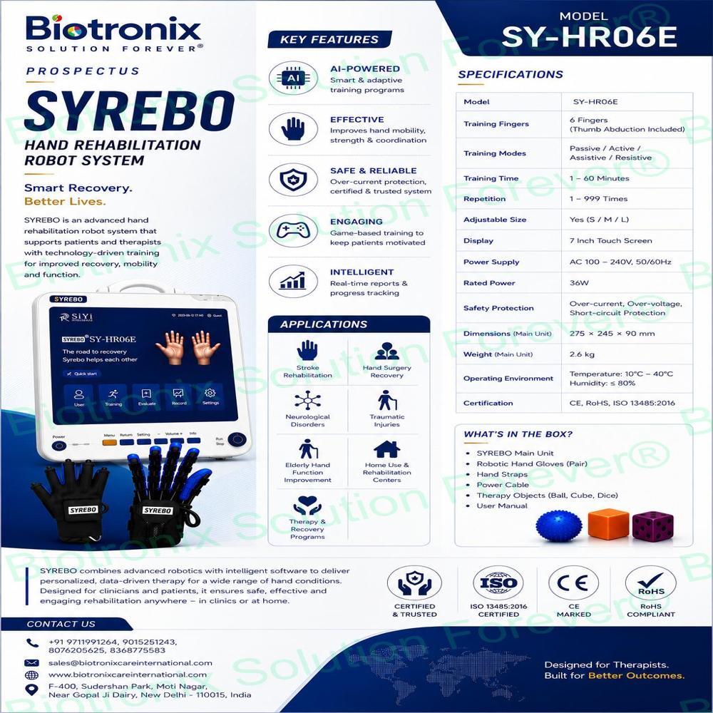 SYREBO C12 Hand Function Rehabilitation Device