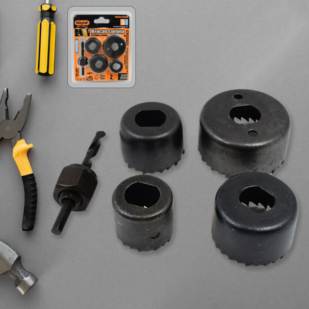 32 / 38 / 44 / 54 Mm Hole Saw Cutter With Mandrel 32-54 Mm (5 Pcs Set) - Application: As Per Product Requirement