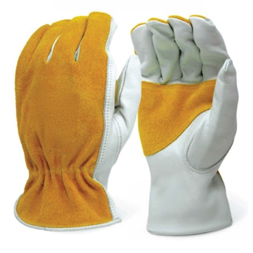 Reinforced Palm Work Leather Gloves