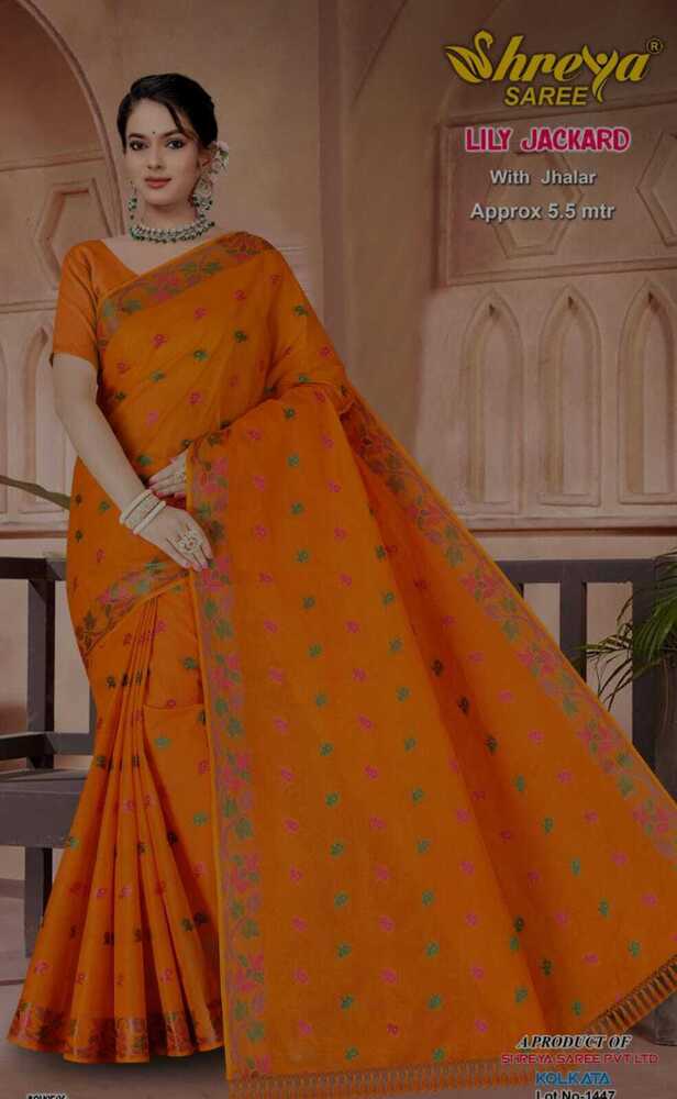 Lily Jackard Cotton Saree