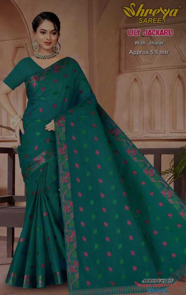 Lily Jackard Cotton Saree