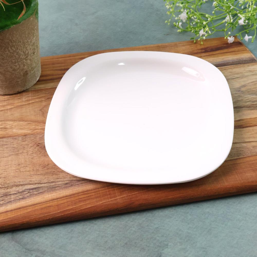 Plastic Square Dinner / Serving Plate 20 Cm (1 Pc) - Application: As Per Product Requirement