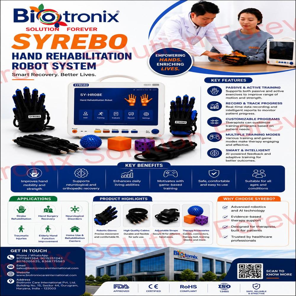 SYREBO Hand Rehabilitation Robot C12 Model