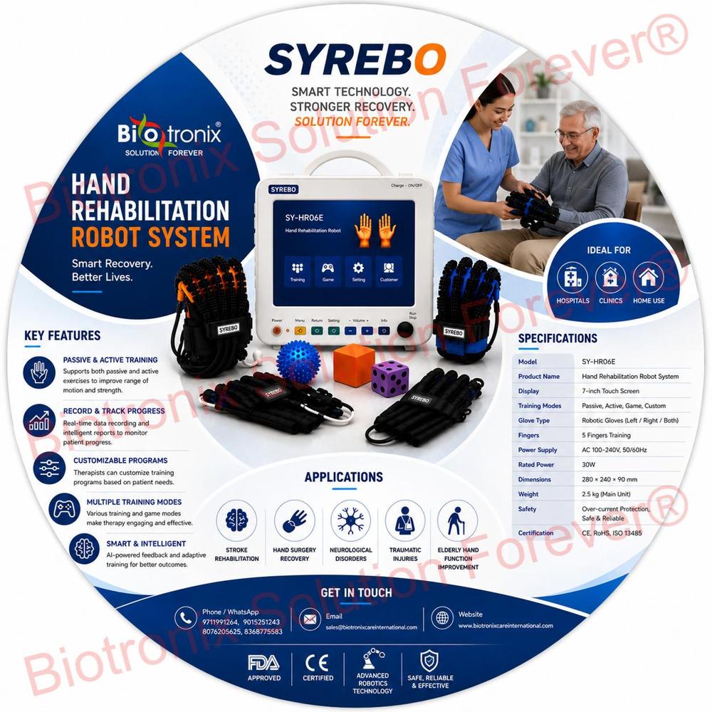 SYREBO Hand Rehabilitation Robot C12 Model