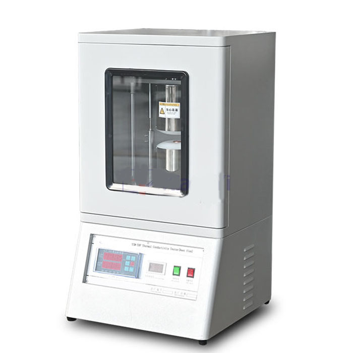 Benchtop Thermal Conductivity Measurement Instrument ISO 8301 Standard - Stainless Steel, 550x400x700mm, White/Silver | Automatic Calibration, Digital LCD, Over-Temperature Protection, USB/RS232 Output