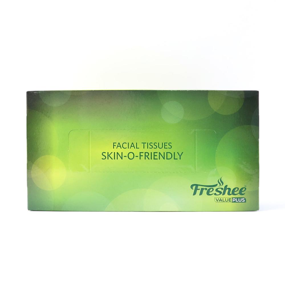 Freshee Premium Skin-Friendly Facial Tissues - 100 Pc Box (18 x 20 cm)