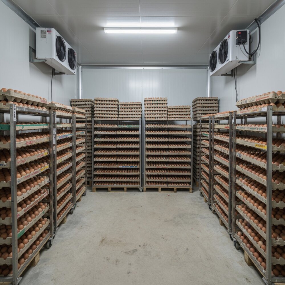 Egg Cold Storage Room - Application: Industrial