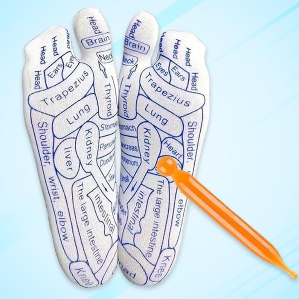Full Reflexology Acupressure Therapy Socks Set (1 Set) - Age Group: As Per Product Requirement