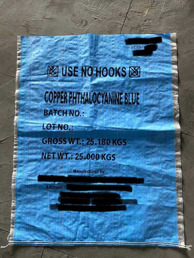 Blue HDPE Color Bag