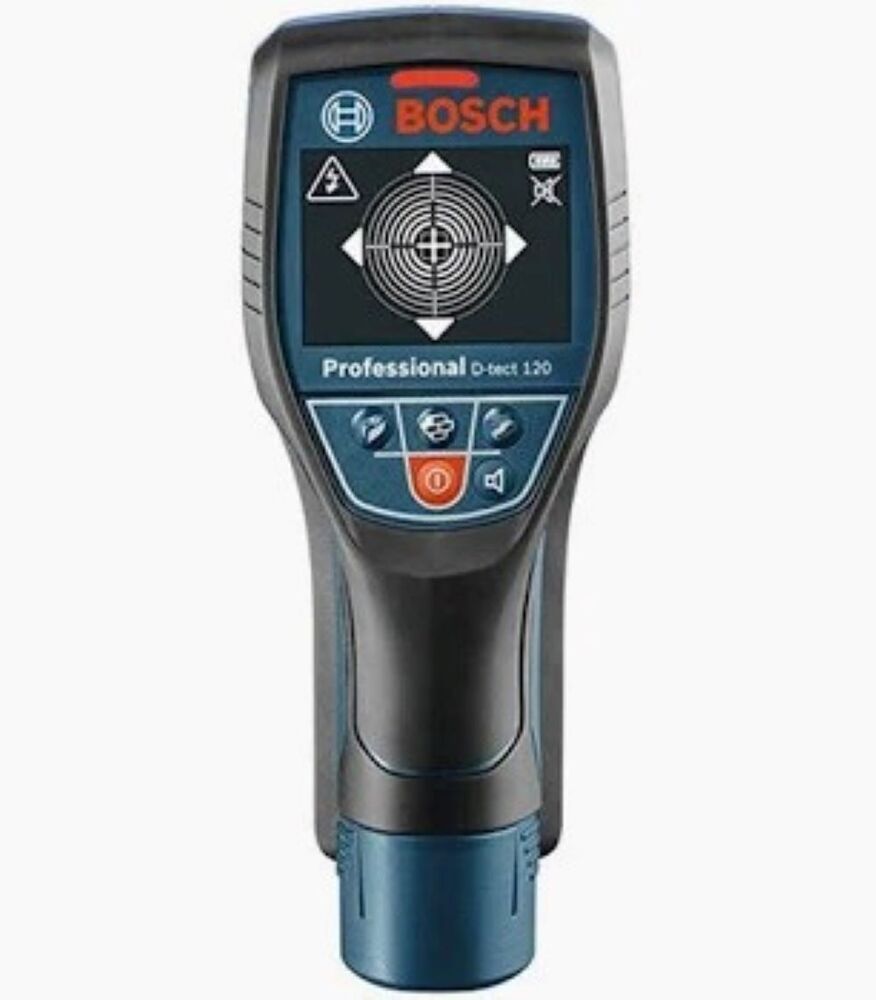 D-tect 120 Professional - Handheld Wall Scanner 206x92x85 Mm, 5mm Accuracy, Auto Calibration, Ip54 Dust & Splash Protection