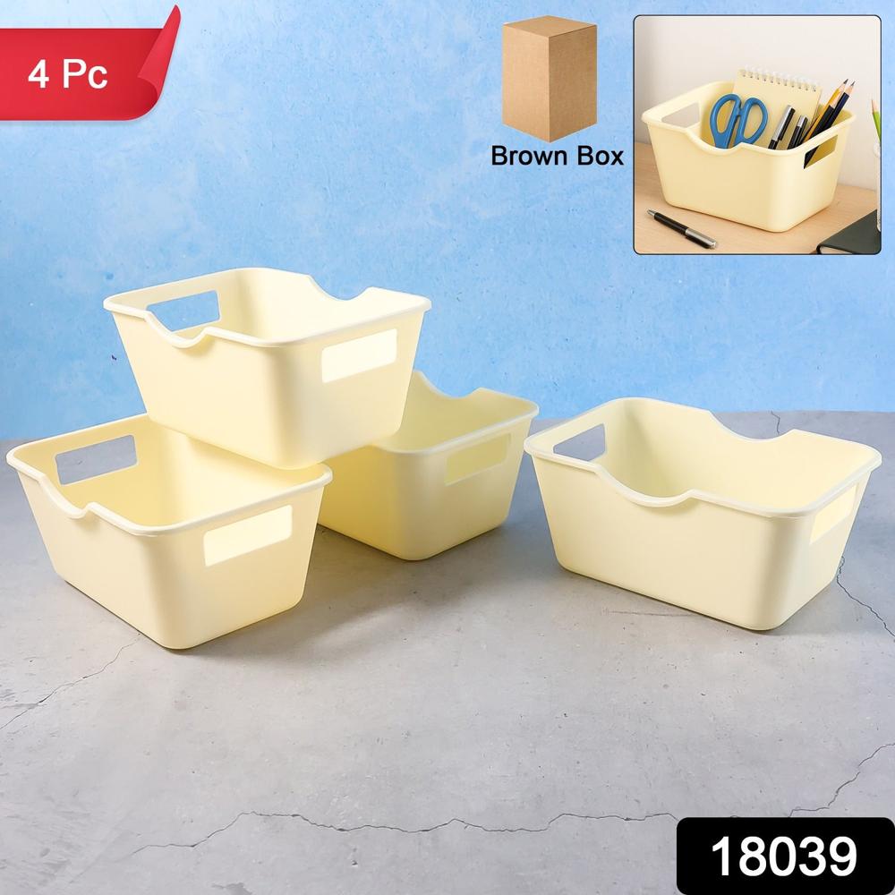 Multi-Purpose Storage Basket Organizer (15 X 10.5 Cm 4 Pc) - Application: As Per Product Requirement