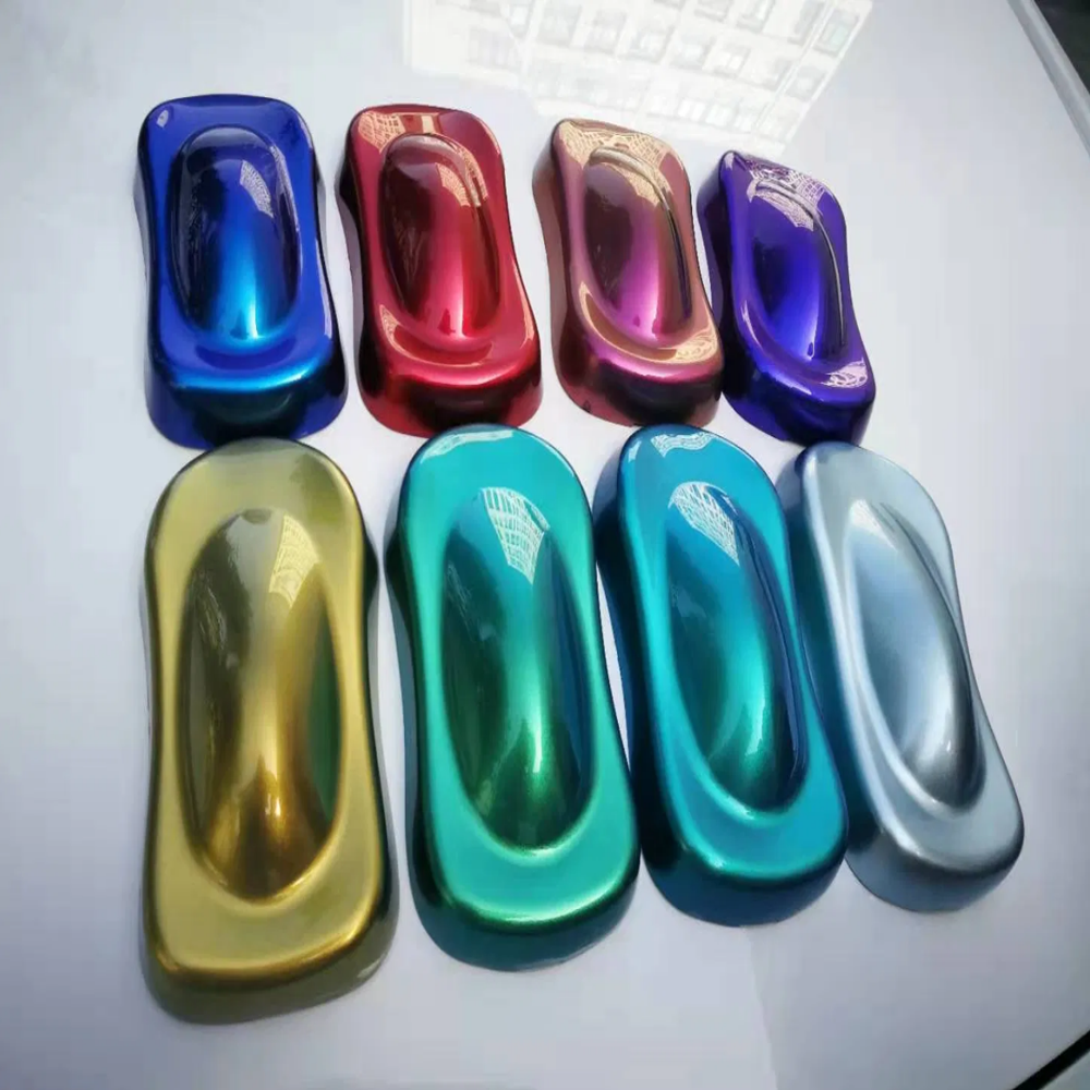 Pearl Effect Powder Coatings - Thermosetting Fine Powder, 20-25 kg, Multi-Color | Durable, Pearlescent Metallic Finish, High Weather Resistance