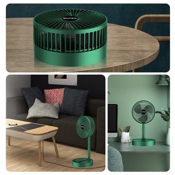 Adjustable Folding Telescopic Table Fan Portable Cooling Anywhere