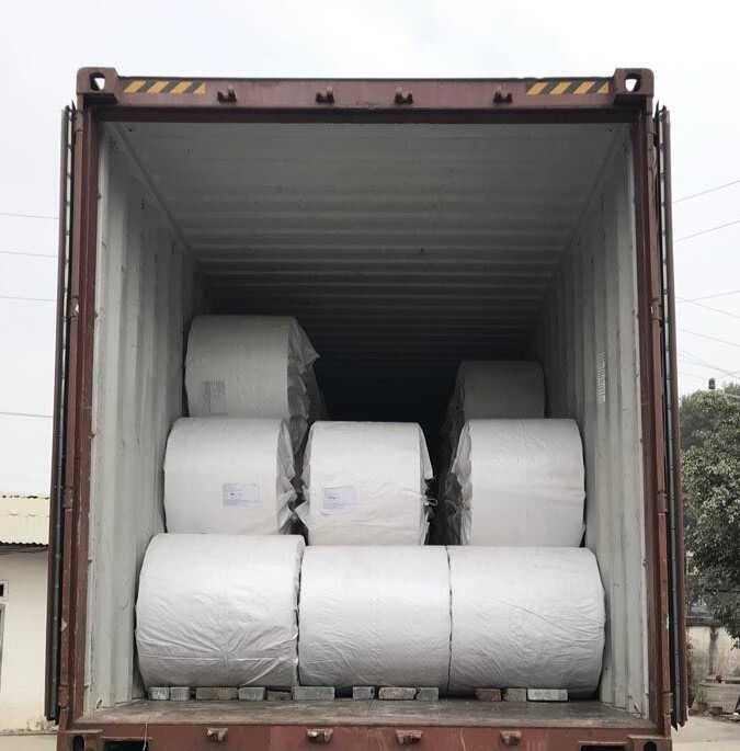 White PP Woven Sacks Roll
