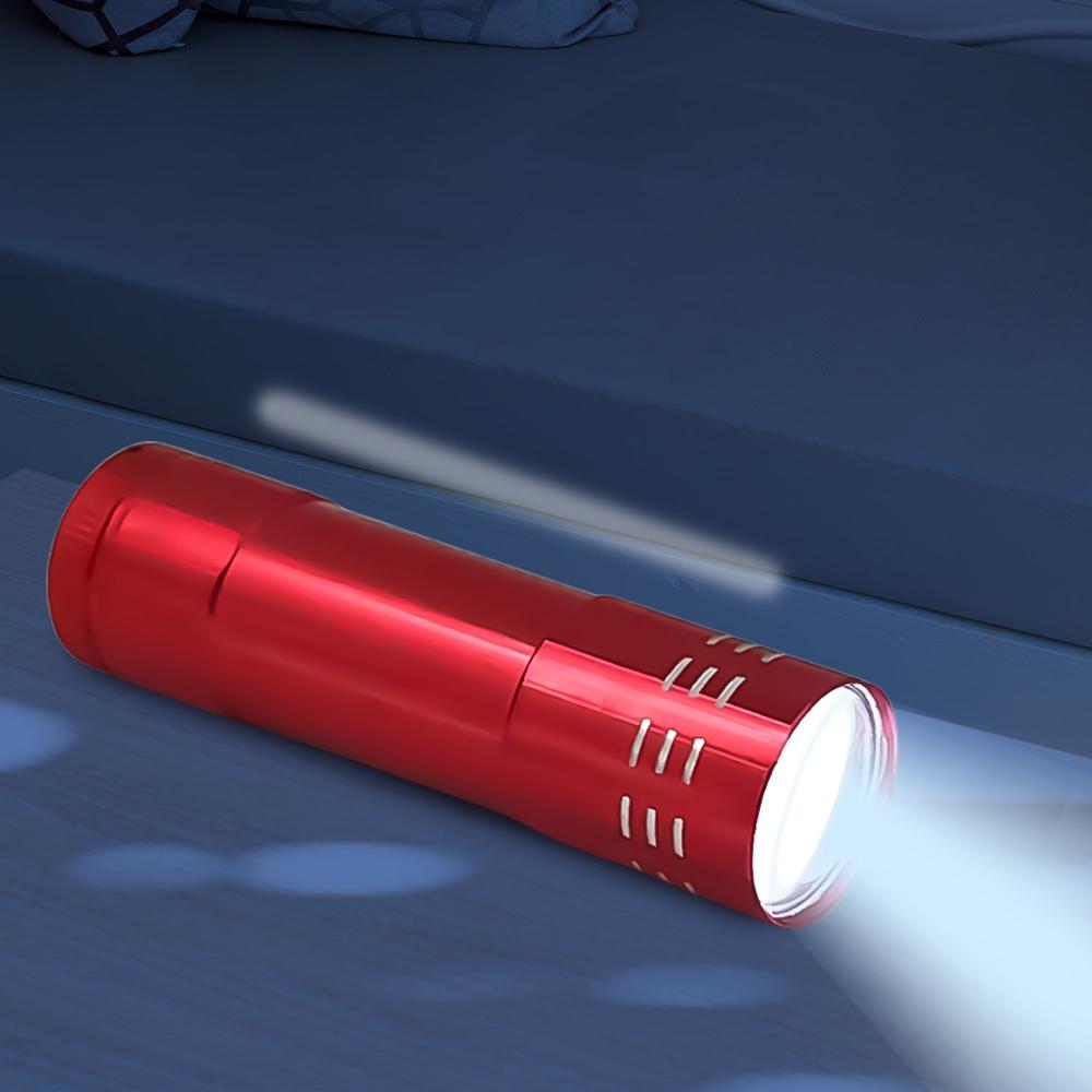Portable Mini Torch, Super-bright Mini 3 Led Bulb Pocket Torches (battery Not Included / 1 Pc / Mix Color )