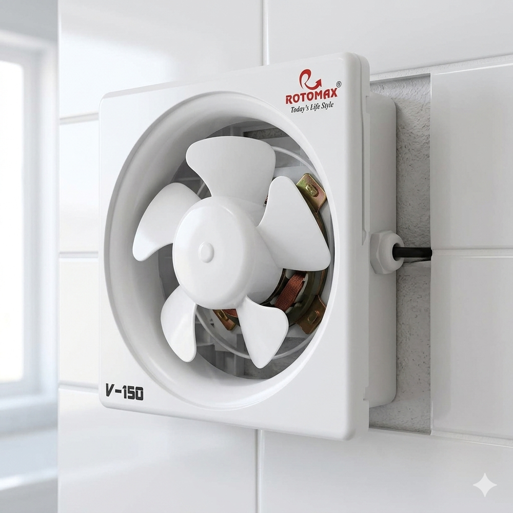 Ventilation Fan V-150 - Air Volume: High Air Delivery M3/hr